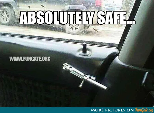 Absolutely safe...