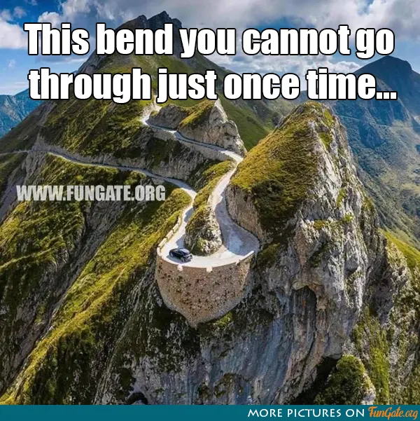 This bend you cannot go