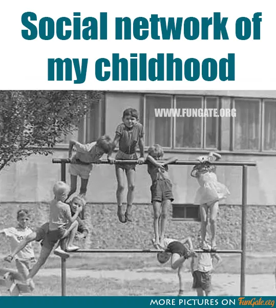 Social network of my childhood