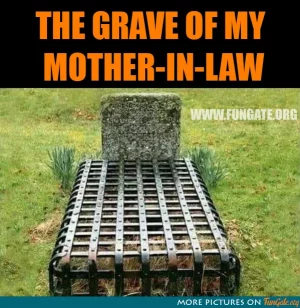 The grave of mother-in-law