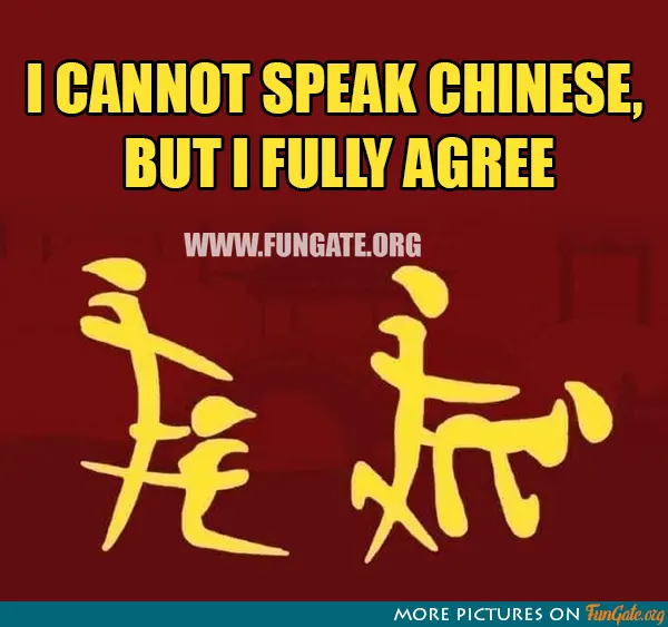 I cannot speak Chinese, but i fully agree