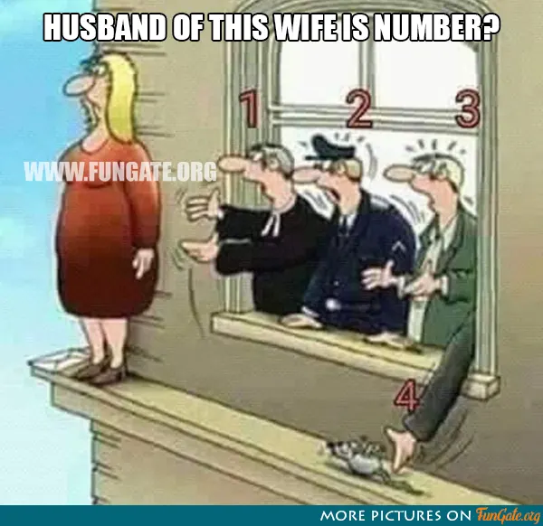 Husband of this wife is number