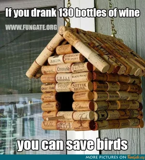 If you drank 130 bottles of wine