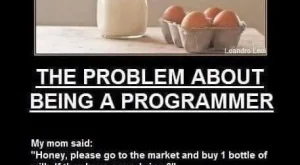 The problem about being a programmer
