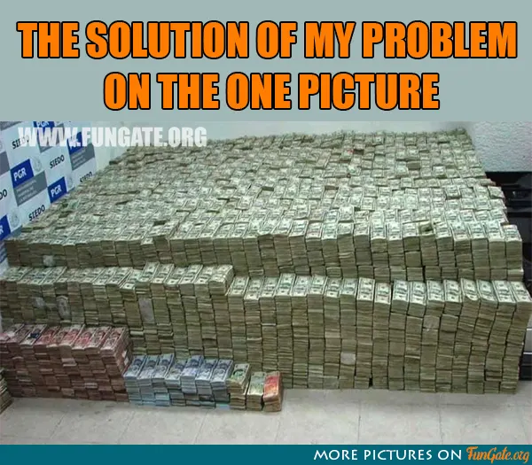 The solution of my problem