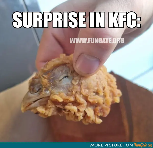 Surprise in KFC: