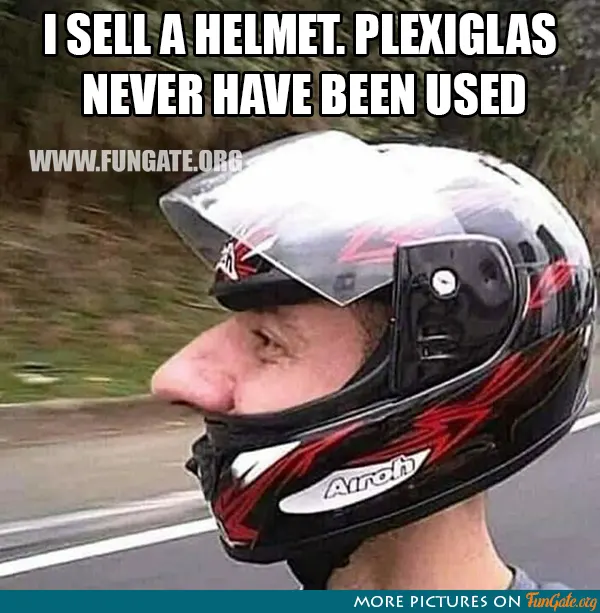I sell a helmet