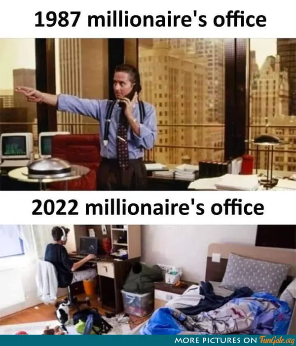 1987 millionaire's office