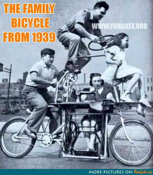 The family bicycle from 1939