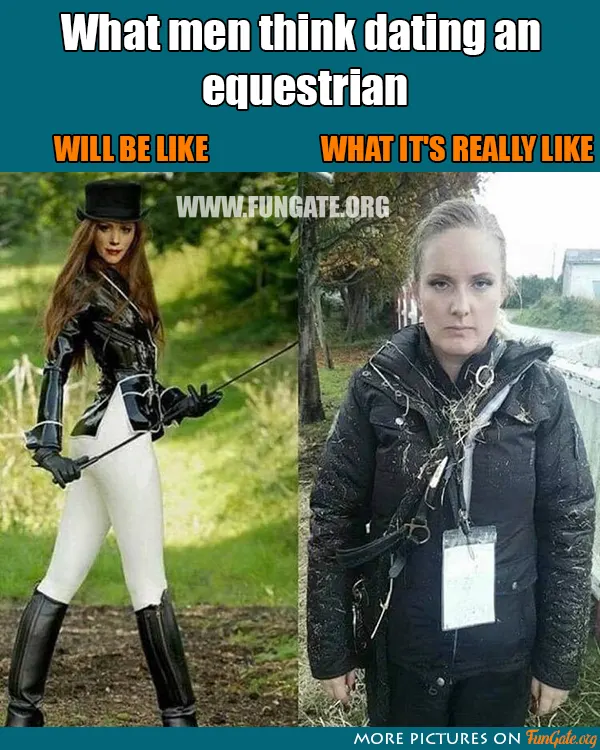 What men think dating an equestrian
