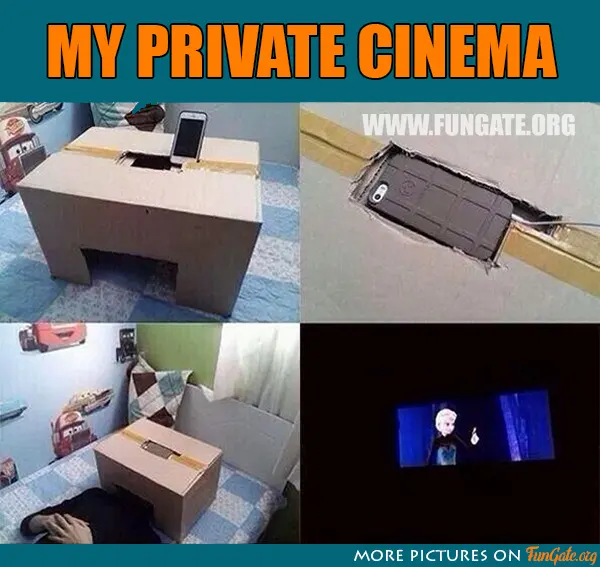 My private cinema