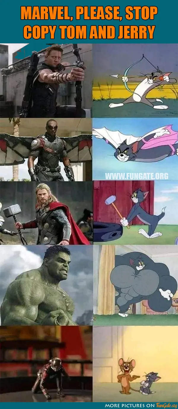 Marvel, please, stop copy Tom and Jerry