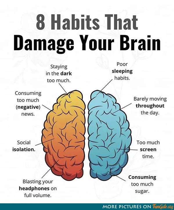 8 Habits That Damage Your Brain
